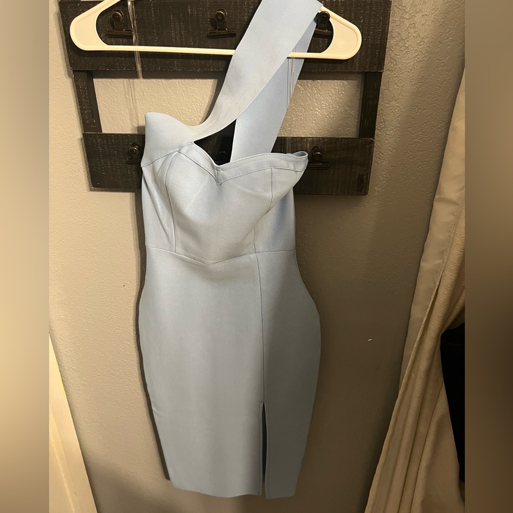 Elegant Blue Women’s Dress